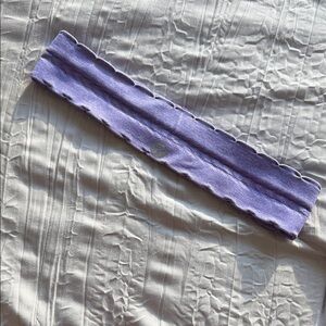Purple Scalloped Lululemon Headband